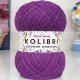 Пряжа M&amp;h KOLIBRI ХЛОПОК КЛАССИК 026 т.лиловый (2 мотка)