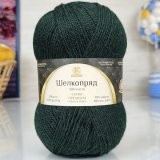 Пряжа Камтекс ШЕЛКОПРЯД 110 зеленый (5 мотков)