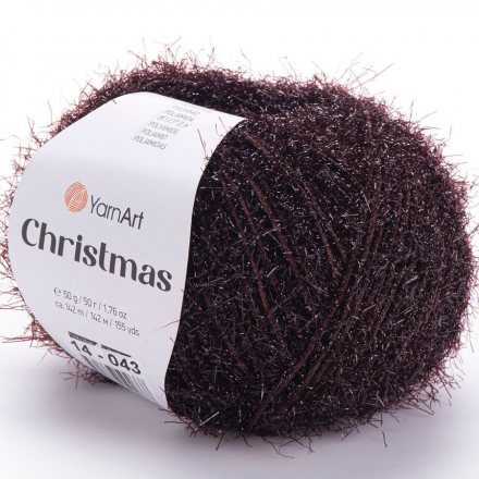 Пряжа Yarnart CHRISTMAS 14 коричневый (10 мотков)