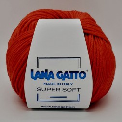 Пряжа Lana Gatto SUPER SOFT 19002 коралл