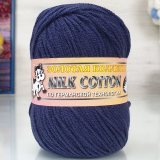 Пряжа Color City МИЛК КОТТОН 055 т.синий (10 мотков)
