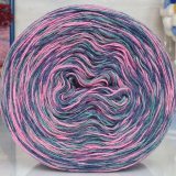 Пряжа Рассказовская АНГОРКА МЕЛАНЖ 50-4 фиол/роз/дым.изумруд (2 мотка)