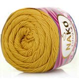 Пряжа Nako ESTIVA SILKY 12925 охра (5 мотков)