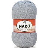 Пряжа Nako SUPER INCI NARIN 12936 серый (5 мотков)