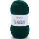 Пряжа Yarnart BABY 590 т.зеленый (5 мотков)