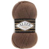 Пряжа Alize SUPERLANA KLASIK 584 кофе с молоком (5 мотков)