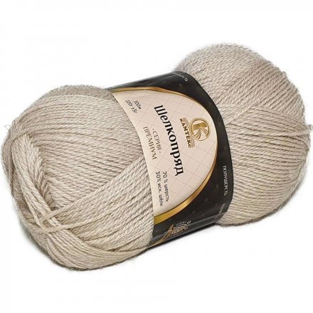 Пряжа Камтекс ШЕЛКОПРЯД 188 топл.молоко (5 мотков)