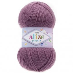 Пряжа Alize SEKERIM BEBE 28 яр.сух.роза (5 мотков)