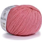 Пряжа Gazzal BABY WOOL XL 828 розовый (5 мотков)