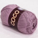 Пряжа Vita cotton COCO 3869 сиреневый (5 мотков)