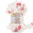Пряжа Alize PUFFY COLOR 6490 бел/коралл (5 мотков)