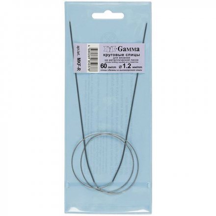 Спицы круговые Gamma 60 см, № 1.2