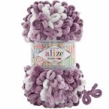 Пряжа Alize PUFFY FINE COLOR 8056 принт (5 мотков)