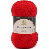 Пряжа Камтекс ВОЗДУШНАЯ 046 красный (5 мотков)