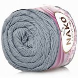 Пряжа Nako ESTIVA SILKY 10885 серый (5 мотков)