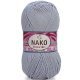 Пряжа Nako ESTIVA SILKY 10885 серый (5 мотков)