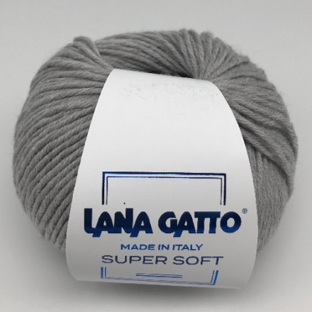 Пряжа Lana Gatto SUPER SOFT 20439 св.серый