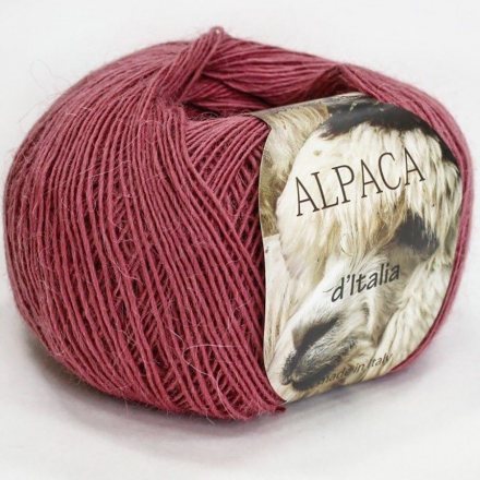 Пряжа Seam ALPACA D’ITALIA 07 брусника (5 мотков)