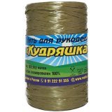 Пряжа для мочалок КУДРЯШКА 07 оливка (5 мотков)