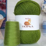 Пряжа M&amp;h НОРКА 033 аспарагус (5 мотков)