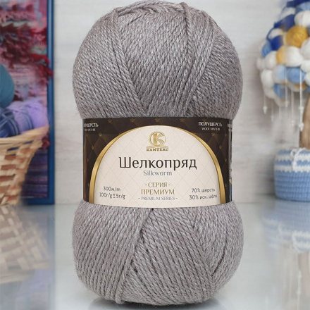 Пряжа Камтекс ШЕЛКОПРЯД 101 капучино (5 мотков)
