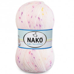 Пряжа Nako BABY TWEED 31507 роз/фиолет