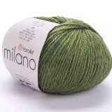 Пряжа Yarnart MILANO 865 зеленый (10 мотков)