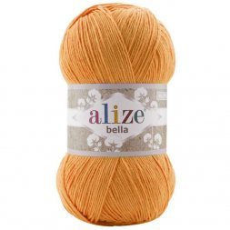Пряжа Alize BELLA 83 оранжевый (5 мотков)