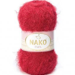 Пряжа Nako PARIS 3641 красный (5 мотков)