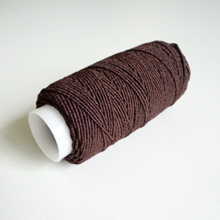 Нить-резинка для вязания шоколад
