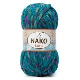 Пряжа Nako LORA 28123 изумруд меланж (5 мотков)