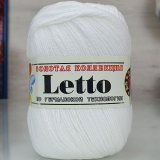 Пряжа Color City ЛЕТТО 001-2001 белый (10 мотков)