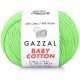Пряжа Gazzal BABY COTTON 3427 яр.салат (5 мотков)