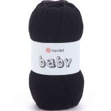 Пряжа Yarnart BABY 585 черный (5 мотков)