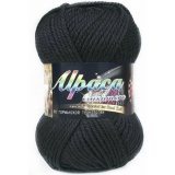 Пряжа Color City АЛЬПАКА КАШЕМИР 2622 черный (10 мотков)