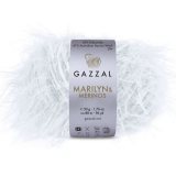 Пряжа Gazzal MARILYN &amp; MERINOS 8251 св.серый (5 мотков)