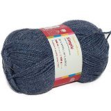 Пряжа Троицкая ПРОСТАЯ 255 джинсовый (10 мотков)