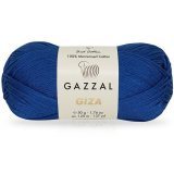 Пряжа Gazzal GIZA 2478 т.синий (5 мотков)