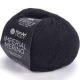 Пряжа Yarnart IMPERIAL MERINO 3301 черный (10 мотков)