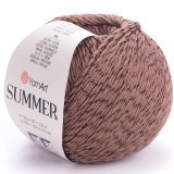Пряжа Yarnart SUMMER 49 коричневый (4 мотка)