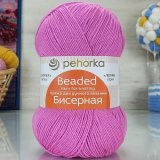 Пряжа Пехорка БИСЕРНАЯ 125 камелия (5 мотков)