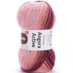 Пряжа Yarnart ANGORA ACTIVE 846 коралл (5 мотков)