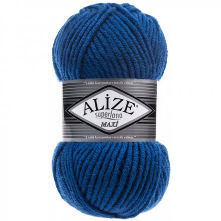 Пряжа Alize SUPERLANA MAXI 141 василек (5 мотков)