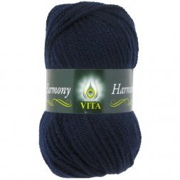 Пряжа Vita HARMONY 6325 т.синий (1 моток)