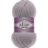 Пряжа Alize COTTON GOLD 200 св.серый (5 мотков)
