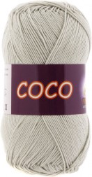Пряжа Vita cotton COCO 3887 св.серый