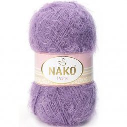 Пряжа Nako PARIS 6684 фиолет (5 мотков)