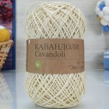 Пряжа Пехорка КАВАНДОЛИ 01 белый дым (5 мотков)