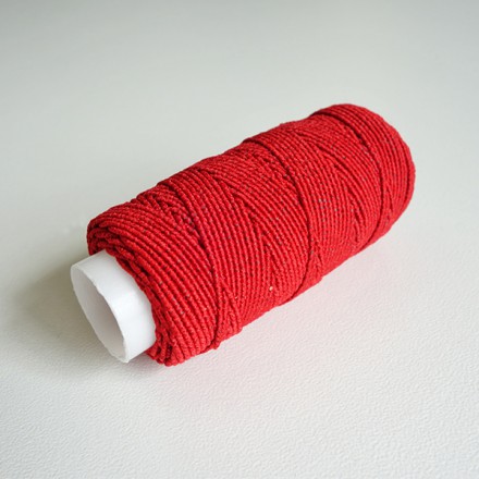Нить-резинка для вязания красная