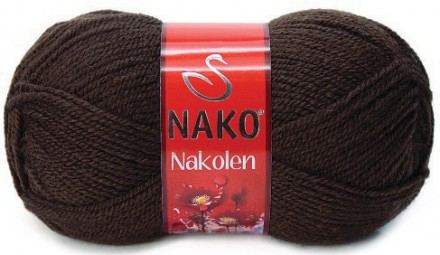 Пряжа Nako NAKOLEN 1182 коричневый